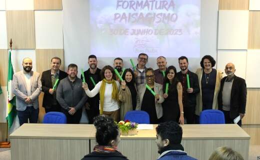 Formatura do Curso Técnico em Paisagismo da Escola Técnica Bom Pastor ocorreu dia 30 de junho