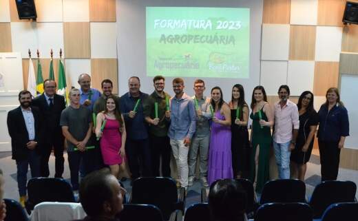 Formatura do Curso Técnico em Agropecuária foi realizada dia 10 de novembro