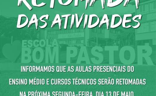 RETOMADA DAS ATIVIDADES PRESENCIAIS