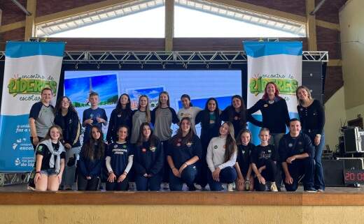 Estudantes da Escola Bom Pastor participaram do Encontro de Lderes Escolares