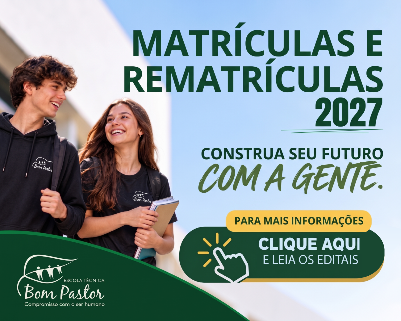 Matr�culas Abertas Esc. Bom Pastor